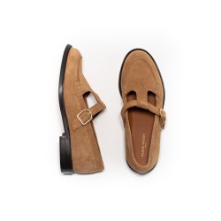 MAISON TOUFET Anne Cuir Velours Camel