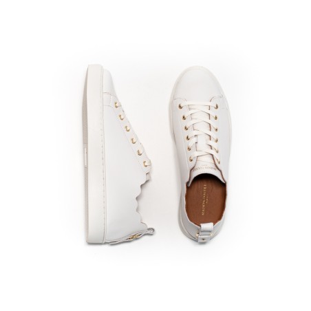 MAISON TOUFET Julie Cuir Blanc