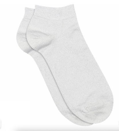 MP DENMARK Chaussette Zoé Glitter 1/White