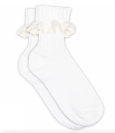 MP DENMARK Chaussette Julia Lace 1/White