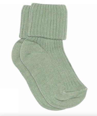 MP DENMARK Chaussette Cotton Rib Bord 4082/Gray Mist