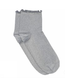 MP DENMARK Lis Glitter Short Socks 4222/Stone Blue