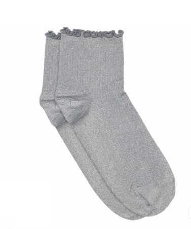 MP DENMARK Chaussette Lis Glitter Short 4222/Stone Blue