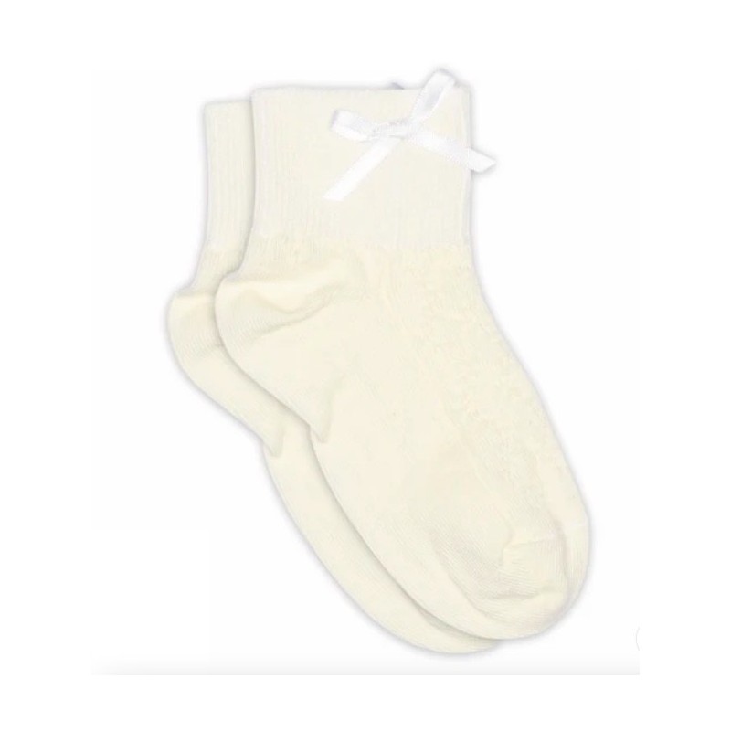 MP DENMARK Una Short Sock-Bow 432/Snow White