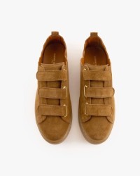 MAISON TOUFET Julianne Cuir velours camel