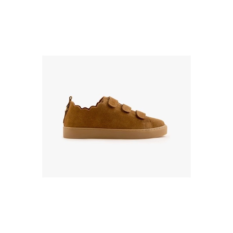MAISON TOUFET Julianne Cuir velours camel