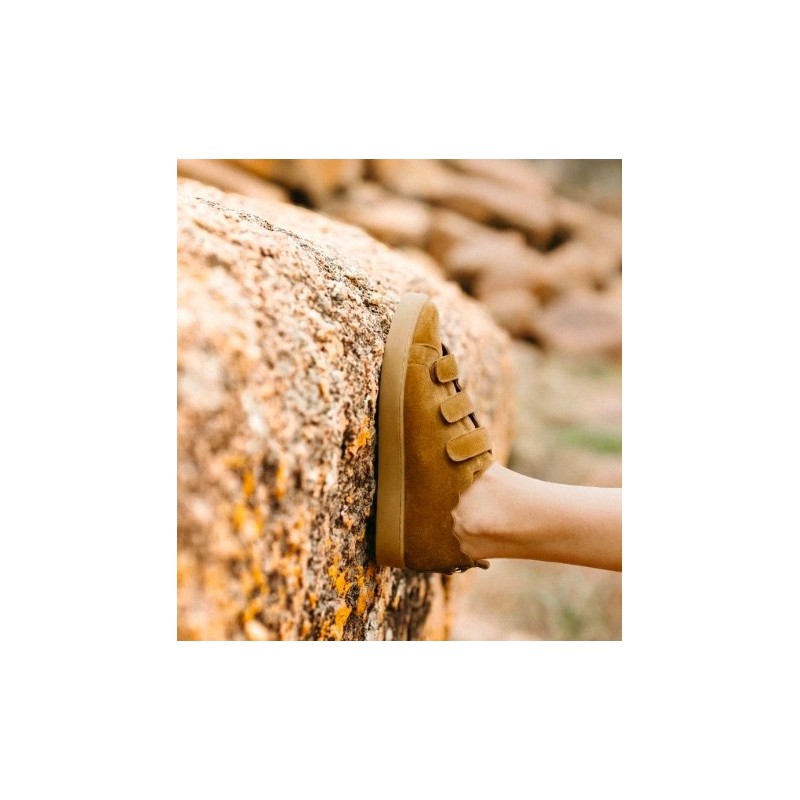 MAISON TOUFET Julianne Cuir velours camel