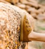 MAISON TOUFET Julianne Cuir velours camel