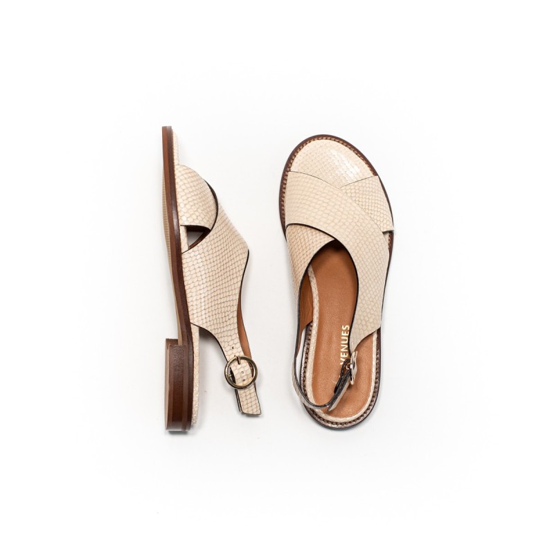 LES VENUES 9800IMP Lizard Ecru