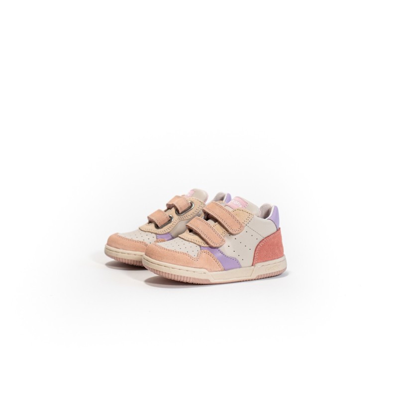 FALCOTTO Klip VL Suède/Calf Peach-Milk-Lily-Sunset