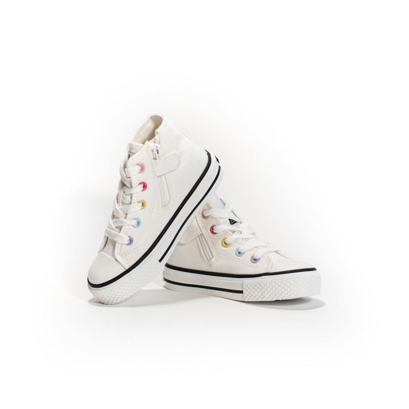 NATURINO Ylfas Canvas/Patches White-Multicolor