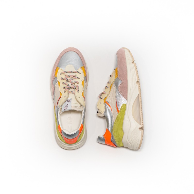 OCRA D365 Suède Marty Rosa Argento