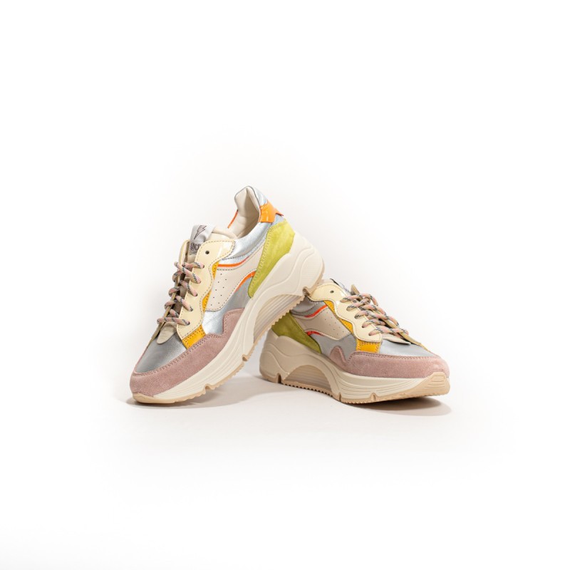 OCRA D365 Suède Marty Rosa Argento