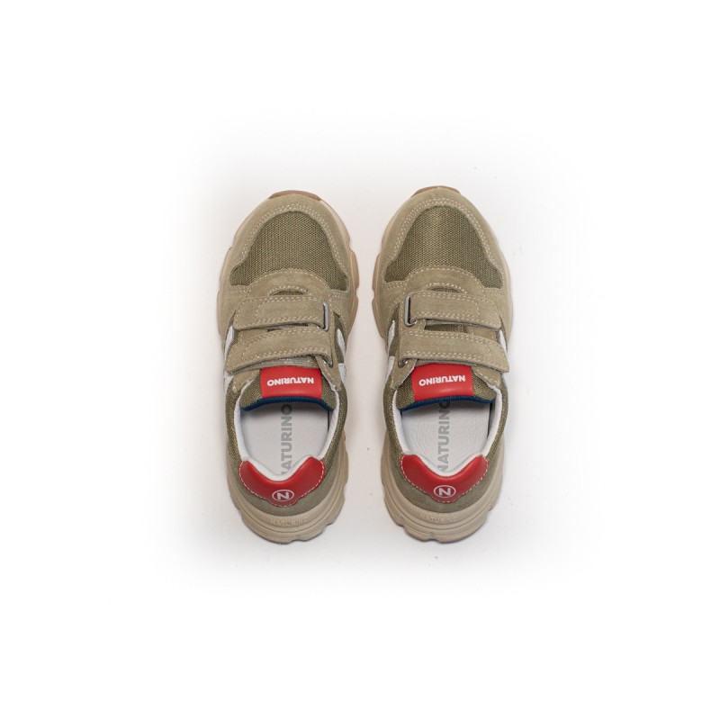 NATURINO Mizole VL Suède/Net Stone Ginger