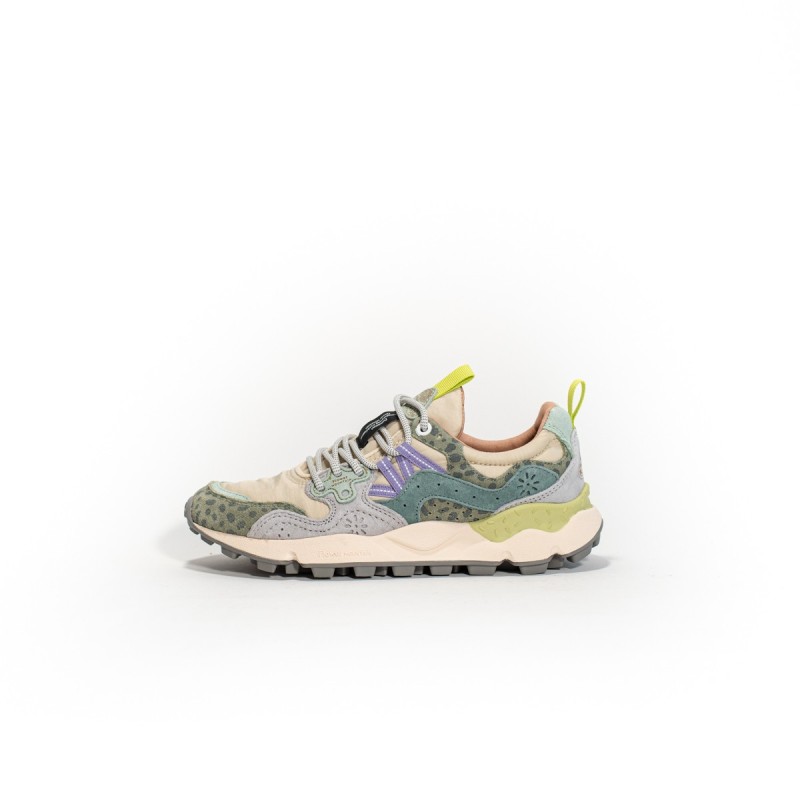 FLOWER MOUNTAIN Yamano 3 Woman Animalier Taupe-Greenbottle