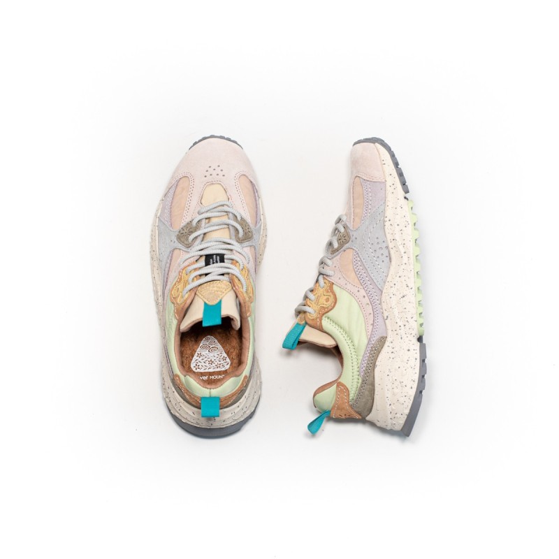 FLOWER MOUNTAIN Wave Woman Pale Pink-Lilac-LightGreen