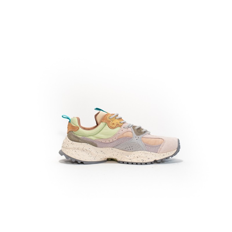 FLOWER MOUNTAIN Wave Woman Pale Pink-Lilac-LightGreen