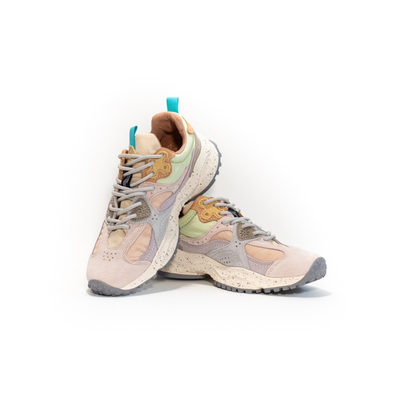 FLOWER MOUNTAIN Wave Woman Pale Pink-Lilac-LightGreen