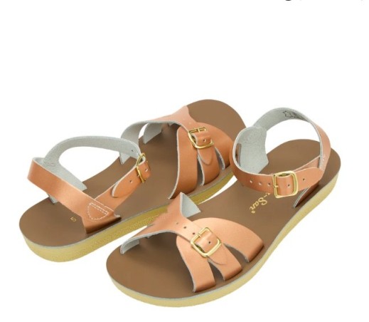 SALT WATER Sandale Boardwalk Rose Gold