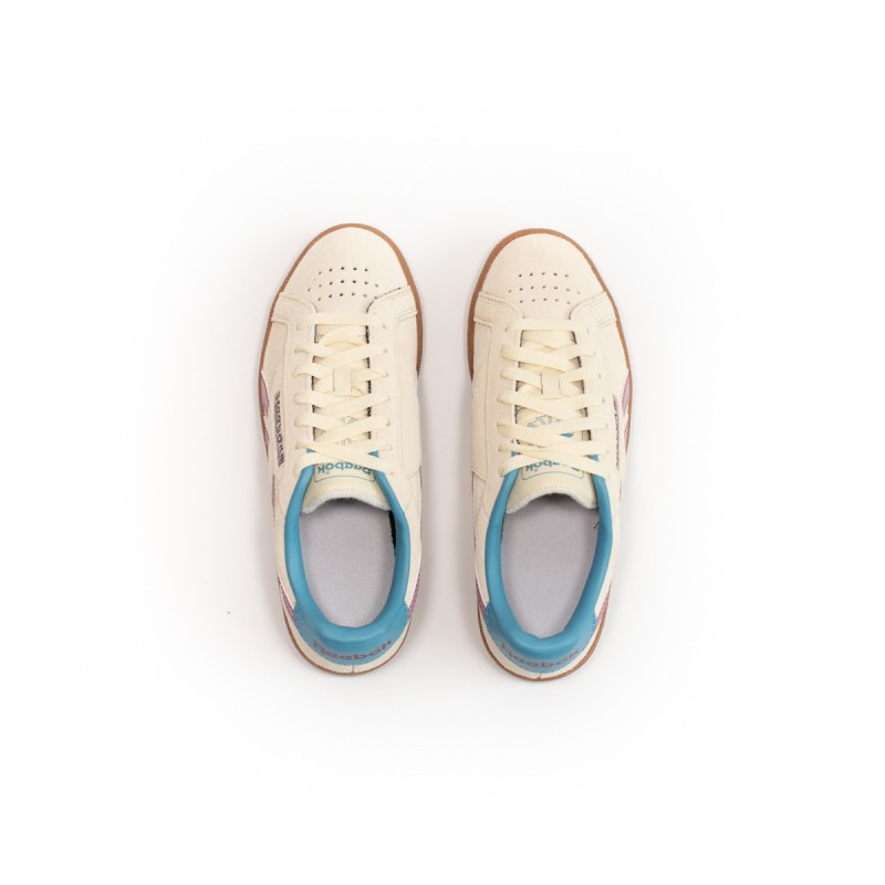 REEBOK Club C Grounds Beige/PRPLE/Gum