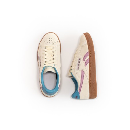 REEBOK - Club C Grounds Beige/PRPLE/Gum