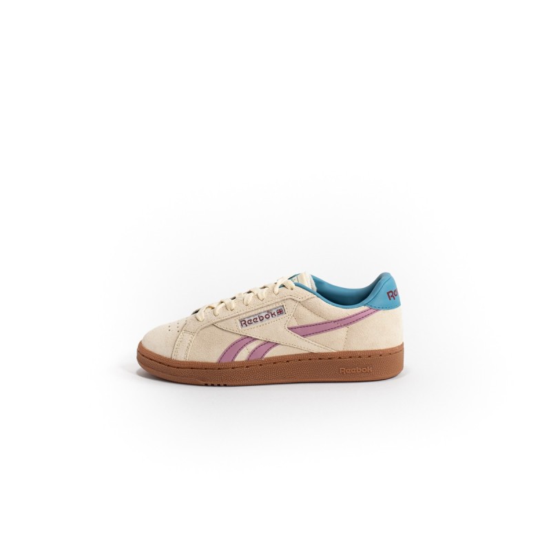 REEBOK Club C Grounds Beige/PRPLE/Gum
