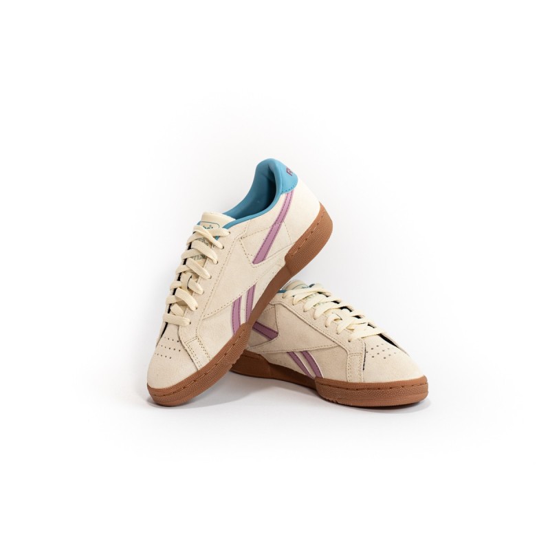 REEBOK Club C Grounds Beige/PRPLE/Gum