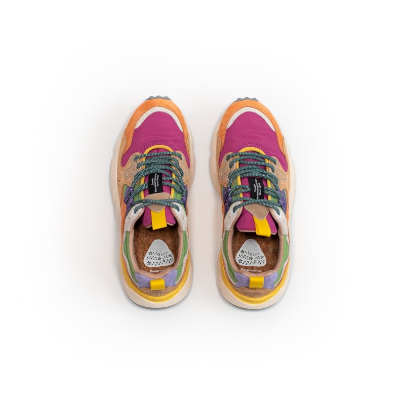 FLOWER MOUNTAIN Yamano 3 Woman Orange-Fuchsia