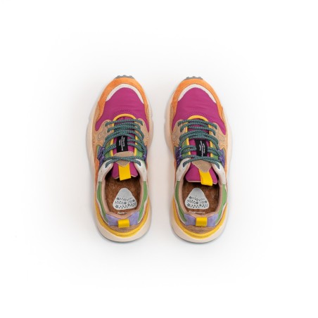 FLOWER MOUNTAIN Yamano 3 Woman Orange-Fuchsia