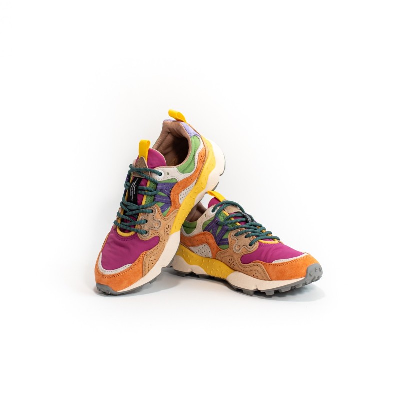 FLOWER MOUNTAIN Yamano 3 Woman Orange-Fuchsia