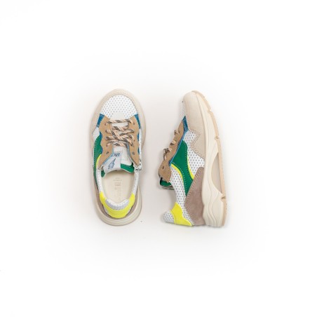 OCRA D365 Suède Velour Yogurt Pepper Bianco