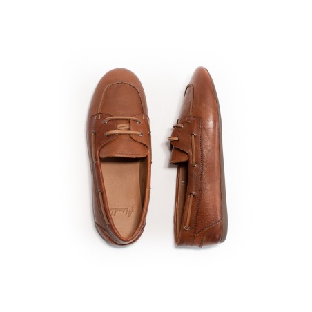 Mocassins Aliwell Dova Pully Caramel – Femme | Victoire Chaussures