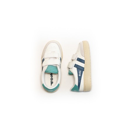GOLA Basket Falcon Strap Trainer White/Moonlight/Sea