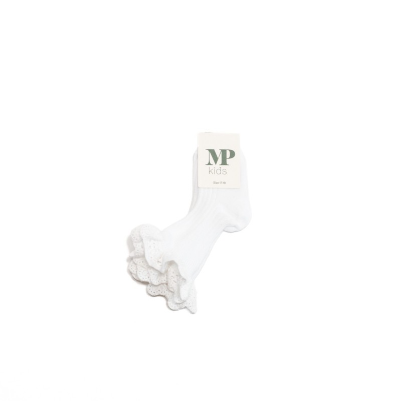 MP DENMARK Lisa Socks-Lace 1/White
