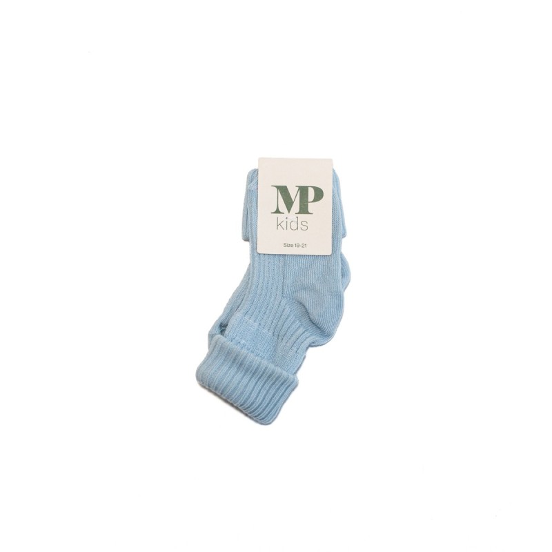 MP DENMARK Cotton Rib Socks Bord 31/Sky Way
