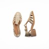 Sandales Aliwell Dolores C.Metal Blondi – Talon 4 cm | Victoire Chauss
