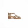 Sandales Aliwell Dolores C.Metal Blondi – Talon 4 cm | Victoire Chauss