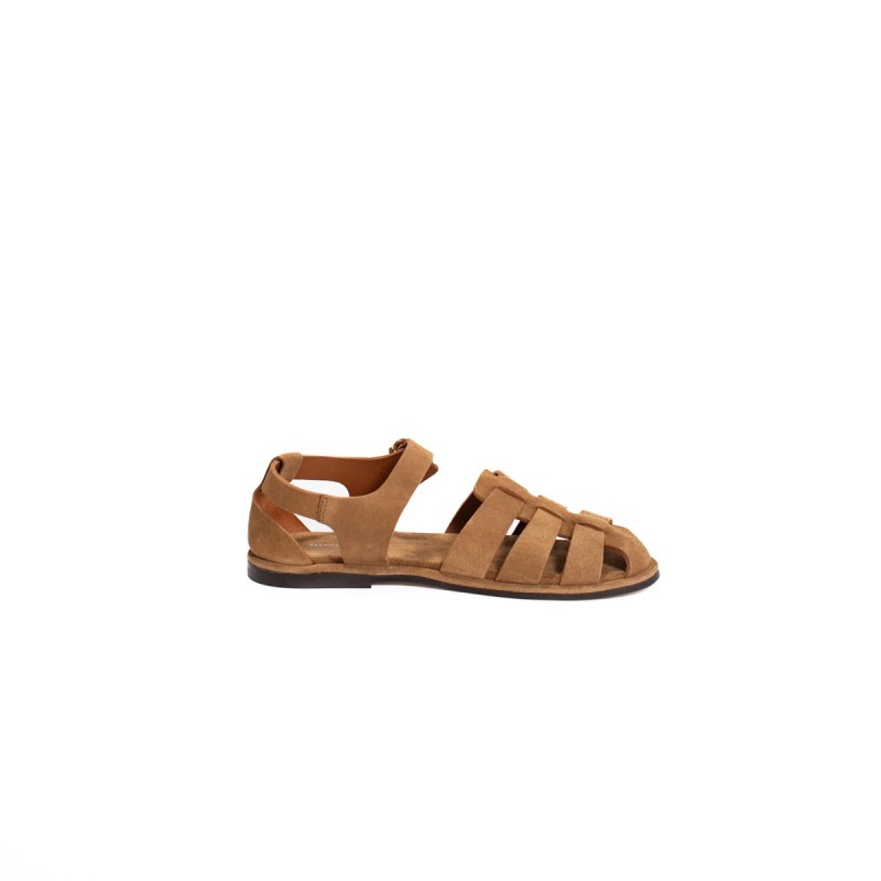 MAISON TOUFET Jenny Cuir Velours taupe