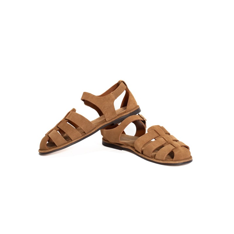 MAISON TOUFET Jenny Cuir Velours taupe