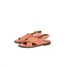 MAISON TOUFET Axelle Cuir Velours Rose