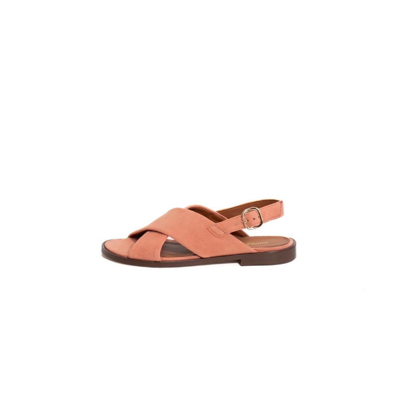 MAISON TOUFET Axelle Cuir Velours Rose