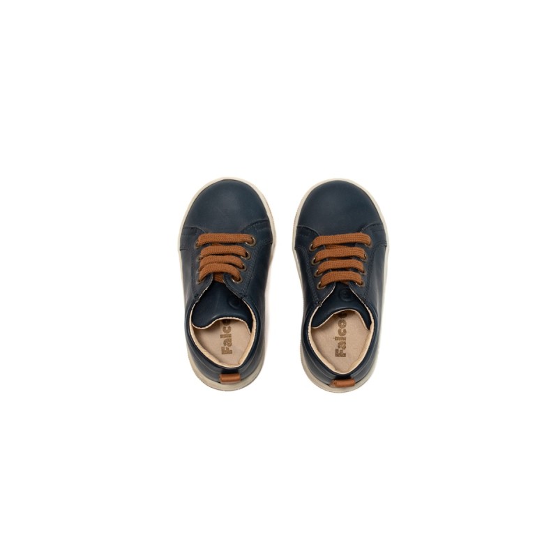 Falcotto Adam Nappa Navy-Cognac