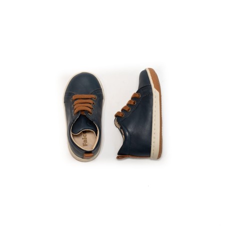 Falcotto Adam Nappa Navy-Cognac