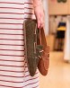 Mocassins Aliwell Dova Vel Olive – Femme | Victoire Chaussures