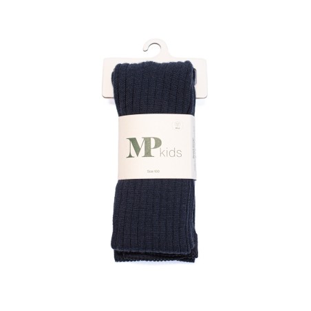 MP DENMARK Bas Collant Wool Rib Tights 807 Navy