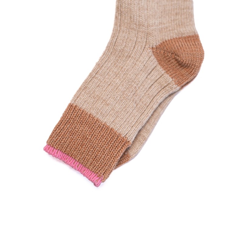 MP DENMARK Chaussette Ully Long 108 Beige Melange