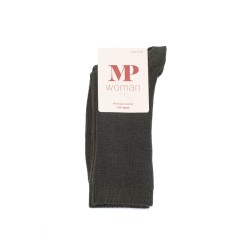 MP DENMARK Chaussette Fine Wool Rib 27/Dusty Ivy