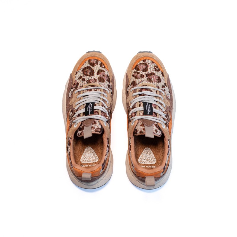 FLOWER MOUNTAIN Basket Yamano 3 Light Orange Brown