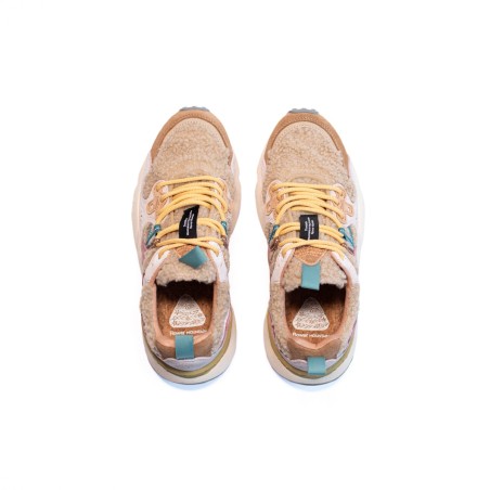 FLOWER MOUNTAIN Basket Yamano 3 Teddy Light Brown