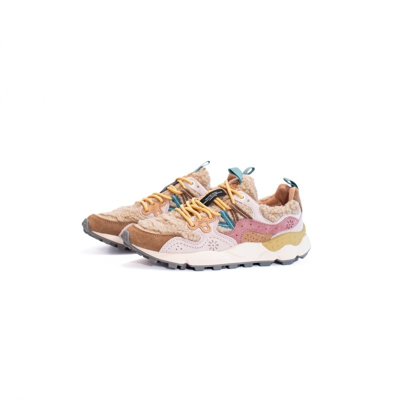 FLOWER MOUNTAIN Basket Yamano 3 Teddy Light Brown